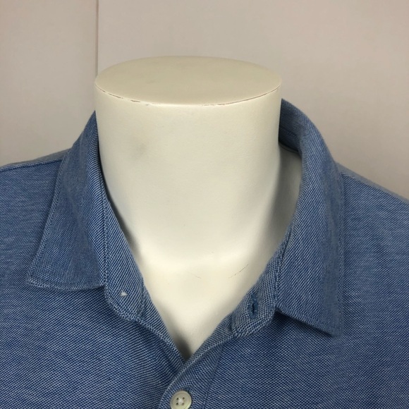 BANANA REPUBLIC Men's Blue Polo Shirt Sz XL - Picture 2 of 8